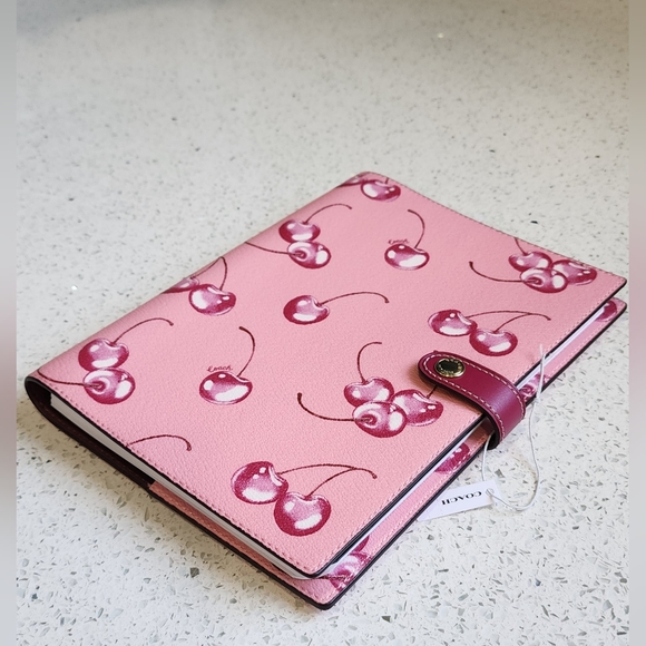 Coach Notebook With Cherry Print - Picture 4 of 10